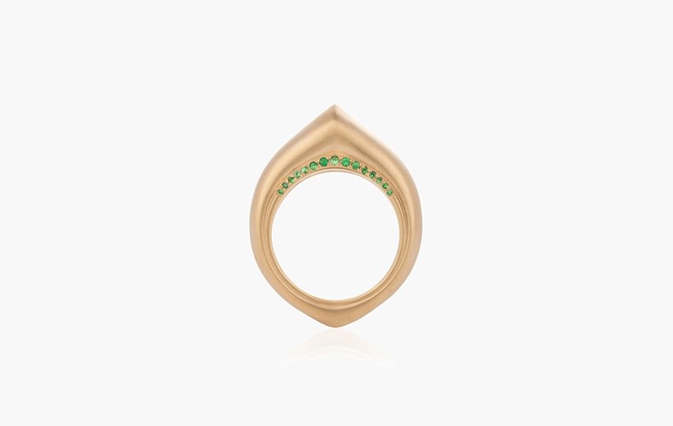THE ARCH LUCK STRIPE BIG RING